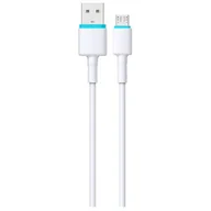 Kable USB - Kabel USB - MicroUSB BWOO X175V 1 m Biały - miniaturka - grafika 1