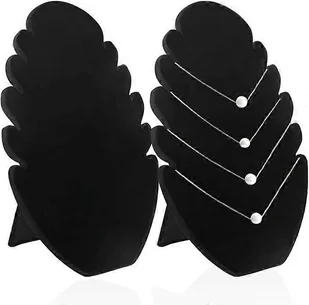 2-częściowy aksamitny stojak na naszyjniki, ekspozytor na biżuterię do przechowywania i prezentacji biżuterii, czarny - Biżuteria - akcesoria 2-częściowy aksamitny stojak na naszyjniki, ekspozytor na biżuterię do przechowywania i prezentacji biżuterii, czarny - Biżuteria - akcesoria - miniaturka - grafika 1