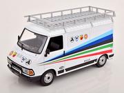 Samochody i pojazdy dla dzieci - Ixo Models Fiat 242 Van Rallye Technic Assis  1:18 18Rmc060Xe - miniaturka - grafika 1