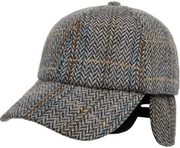 Czapka Littlehampton 6 Panel by Lipodo, szary, M (57-58 cm) - Czapki i chusty sportowe męskie - miniaturka - grafika 1