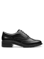 Półbuty damskie - Clarks Oxfordy Havisham Oak 26178709 Czarny - miniaturka - grafika 1
