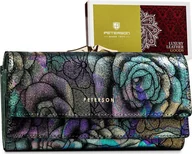 Portfele - Peterson Poziomy, duży portfel damski ze skóry naturalnej Peterson NoSize - miniaturka - grafika 1
