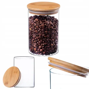 KADAX Pojemnik Na Żywność Szklany Przyprawy Makaron Z Pokrywką Słoik 1040ml - Pojemniki kuchenne - miniaturka - grafika 1