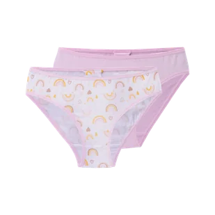 Dziecięce Majtki MARTES ESSENTIALS NELLY KDG 2PACK M000274794 – Różowy - Majtki dla dzieci - miniaturka - grafika 1
