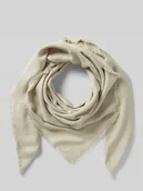 Apaszki i szaliki damskie - Szal z frędzlami - miniaturka - grafika 1