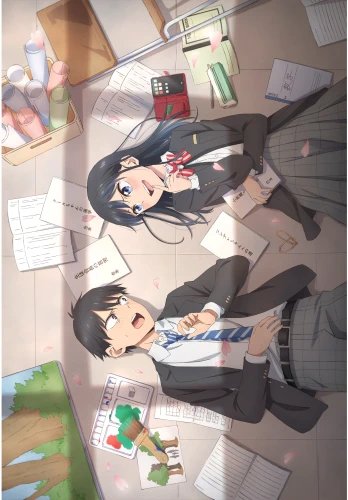 Plakat Anime Manga Giji harem GH_008 A2 (custom)