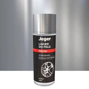 Lakier do felg w sprayu 0.4 l srebrny połysk Jeger - Farby i lakiery w sprayu - miniaturka - grafika 1
