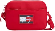Torebki damskie - Tommy Hilfiger Unisex Kids TOMMY SCRIPT FLAGA CROSSOVER BAG AU0AU02002 Crossover, czerwona (średnia czerwień), OS, Czerwony (średni czerwony), Rozmiar uniwersalny - miniaturka - grafika 1