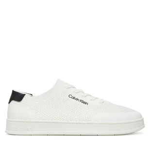 Sneakersy Calvin Klein Low Top Lace Up Knit HM0HM01726 Biały - Sneakersy męskie - miniaturka - grafika 1