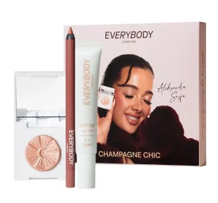 Everybody London Eye&Lip Set Champagne Chic zestaw prezentowy konturówka 02 Espresso Brown 1 g + balsam do ust Is It Clear? 10 g + topper Champagne O - Zestawy kosmetyków damskich Everybody London Eye&Lip Set Champagne Chic zestaw prezentowy konturówka 02 Espresso Brown 1 g + balsam do ust Is It Clear? 10 g + topper Champagne O - Zestawy kosmetyków damskich - miniaturka - grafika 1