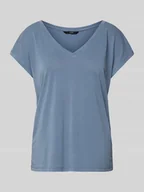 Koszulki i topy damskie - T-shirt o kroju comfort fit z dodatkiem modalu model ‘FILLI’ - miniaturka - grafika 1