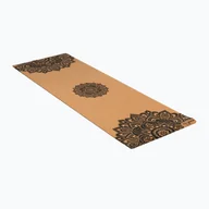 Maty do jogi - Mata do jogi Yoga Design Lab Cork 3.5 mm mandala black - miniaturka - grafika 1