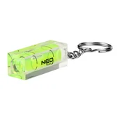 Poziomice, łaty, miary - Poziomica z pęcherzykiem brelok mini NEO TOOLS - miniaturka - grafika 1