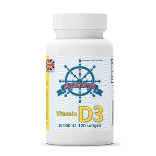 Witamina D3 10 000 IU 120 softgels (Navigator) - Witaminy i minerały Witamina D3 10 000 IU 120 softgels (Navigator) - Witaminy i minerały - miniaturka - grafika 1