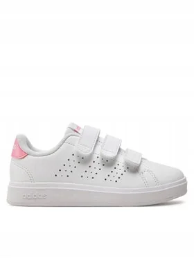 ADIDAS SPORTOWE BIAŁE BUTY DZIECIĘCE Z RÓŻOWYM TYŁEM 30,5 6MA