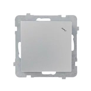 Ospel AS srebrny łącznik schodowy ŁP-3G/m/18 ŁP-3G/m/18 - Wyłączniki światła i elektryczne - miniaturka - grafika 1