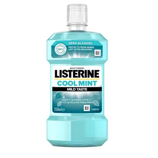 Listerine Cool Mint Łagodny Smak 250 ml 250.0 ml - Płyny do płukania jamy ustnej - miniaturka - grafika 1