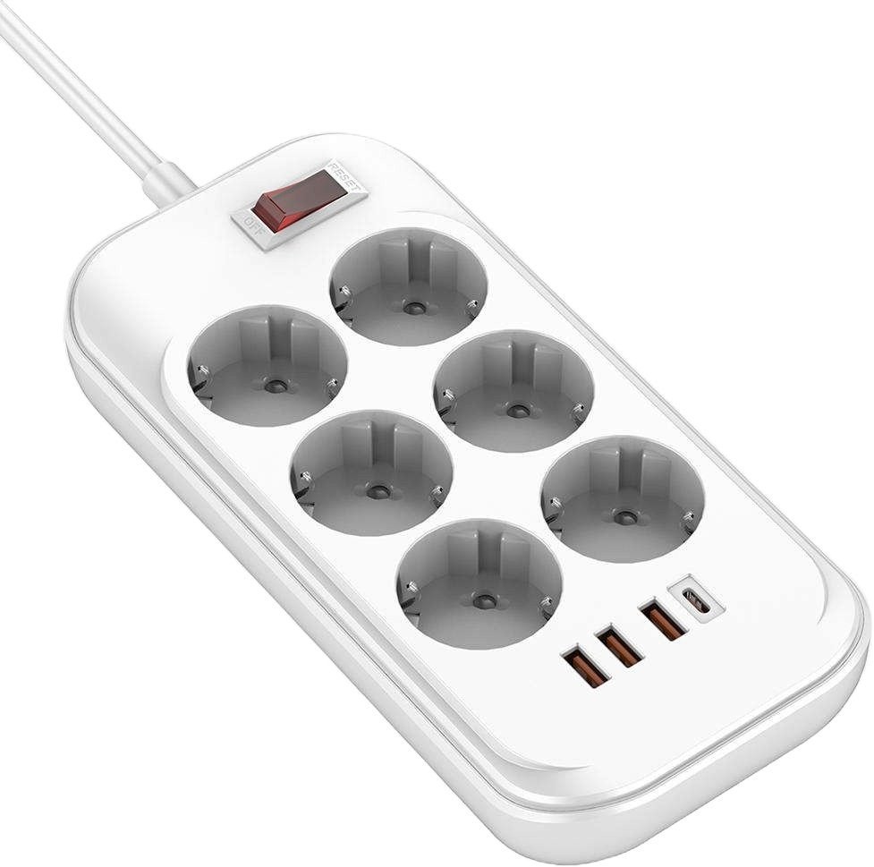 ColorWay Power Socket CW-CHE64PDW