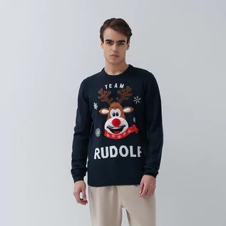 Swetry męskie - Świąteczny sweter Team Rudolf - grafika 1
