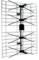 Anteny TV - ANT0040 Antena TV siatkowa biała - pusta - miniaturka - grafika 1