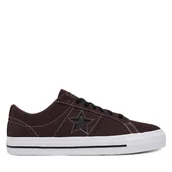 Sneakersy męskie - Sneakersy Converse Cons One Star Pro A10575C Brązowy - miniaturka - grafika 1