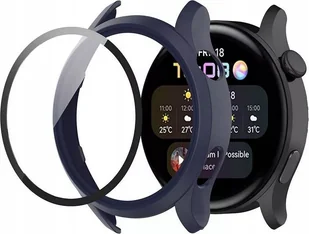 Etui Case Nakładka + Szkło 2w1 do Huawei Watch 3 - Akcesoria do smartwatchy - miniaturka - grafika 1