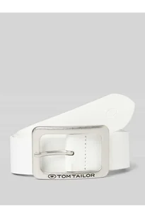 Pasek skórzany w jednolitym kolorze model EVE - Tom Tailor - Paski - miniaturka - grafika 1