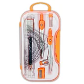 Artykuły biurowe - Penmate Cyrkle PC-103 + przybory pomarańcz - miniaturka - grafika 1