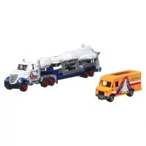 Matchbox Pojazd transportowy + autko GBK70 Mattel - Samochody i pojazdy dla dzieci - miniaturka - grafika 1