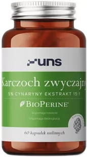 UNS Karczoch Zwyczajny 60 kapsułek (5904238961926) - Suplementy naturalne - miniaturka - grafika 1