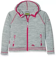 Kurtki i płaszcze dla dziewczynek - Trespass damska kurtka polarowa goodness, szary, 3/4 FCFLFLM20001_PMR3/4 - miniaturka - grafika 1