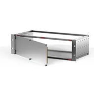 Akcesoria do serwerów - Panel przedni SCHROFF, ekranowany, z zawiasami bocznymi, 6 HU, 84 HP, 2,5 mm, aluminiowy, przedni anodowany, tylny przewodzący - miniaturka - grafika 1