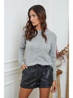 Swetry damskie - So Cachemire Sweter "Kirem" w kolorze szarym - miniaturka - grafika 1