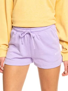 Spodnie i spodenki dla dziewczynek - Roxy SURF STOKED PURPLE ROSE panie sweat shorts - XS - grafika 1