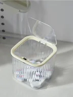 Akcesoria i części do lodówek - Sinsay - Pudełko do przechowywania - biały - miniaturka - grafika 1