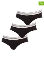 Majtki męskie - Calvin Klein Slipy (3 pary) w kolorze czarnym - miniaturka - grafika 1