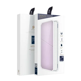 Dux Ducis Skin X kabura etui pokrowiec z klapką Samsung Galaxy S22+ (S22 Plus) różowy - Etui i futerały do telefonów - miniaturka - grafika 5