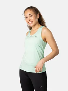 KARI TRAA Top sportowy "Nora 2.0" w kolorze jasnozielonym - Koszulki sportowe damskie - miniaturka - grafika 1