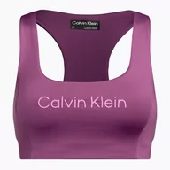Bielizna sportowa damska - Biustonosz fitness Calvin Klein Medium Support amethyst | WYSYŁKA W 24H | 30 DNI NA ZWROT - miniaturka - grafika 1