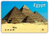 Magnesy - EGIPT - Pustynia - Piramidy - Magnes na lodówkę - miniaturka - grafika 1