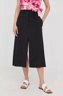 Spódnice - Victoria Beckham Victoria Beckham spódnica wełniana kolor czarny midi rozkloszowana - miniaturka - grafika 1