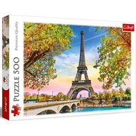 Puzzle - Trefl Puzzle 37330 Romantyczny Paryż 500 elementów ŁÓDŹ 37330 - miniaturka - grafika 1