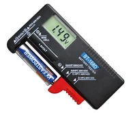Baterie i akcesoria - Miernik baterii AAA AA R3 R6 R9 LCD - miniaturka - grafika 1