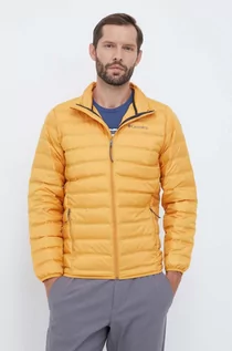 Kurtki męskie - Columbia kurtka sportowa puchowa Lake kolor pomarańczowy - grafika 1