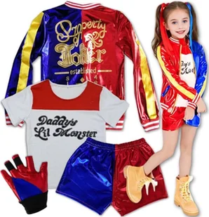 STRÓJ PRZEBRANIE HARLEY QUINN JOKER NA BAL KARNAWAŁ 134/140 XL - Stroje karnawałowe STRÓJ PRZEBRANIE HARLEY QUINN JOKER NA BAL KARNAWAŁ 134/140 XL - Stroje karnawałowe - miniaturka - grafika 1