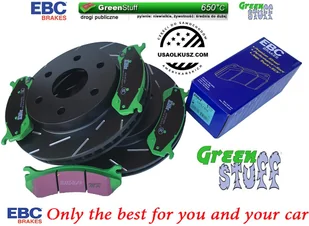 Przednie klocki GreenStuff + NACINANE tarcze hamulcowe EBC seria USR Chevrolet Tahoe 2000-2006 - Tarcze hamulcowe - miniaturka - grafika 2