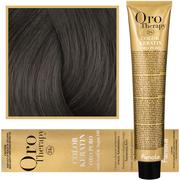 Farby do włosów i szampony koloryzujące - Fanola 7.1 Oro Puro Therapy Keratin Color 100 ML blond ASZ HC-18-18 - miniaturka - grafika 1