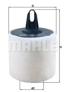 Filtr powietrza Mahle LX 1651 - Filtry powietrza - miniaturka - grafika 1