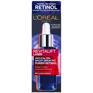 Kosmetyki pod oczy - L'Oréal Paris L'Oréal Paris Serum z retinolem, przeciwzmarszczkowe serum na noc, z witaminą A, pielęgnującym olejem i kwasem hialuronowym, laser Revitalift, 30 ml AA269200 - miniaturka - grafika 1