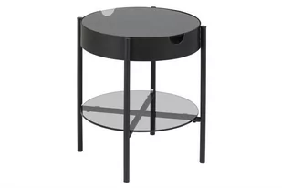 Actona stolik szklany TIPTON czarny - szkło, metal 0000080389 [11877008] - Ławy i stoliki kawowe - miniaturka - grafika 2